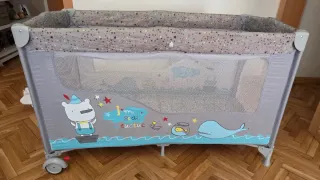 Pack Cuna Viaje + Colchón + Sábanas+ Edredón.