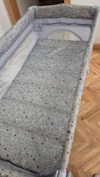 Pack Cuna Viaje + Colchón + Sábanas+ Edredón.