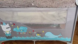 Pack Cuna Viaje + Colchón + Sábanas+ Edredón.