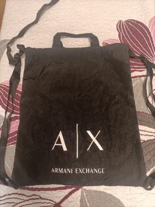 Mochila Armani Exchange Negra