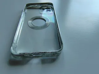 Cover iPhone 12 trasparente con anello