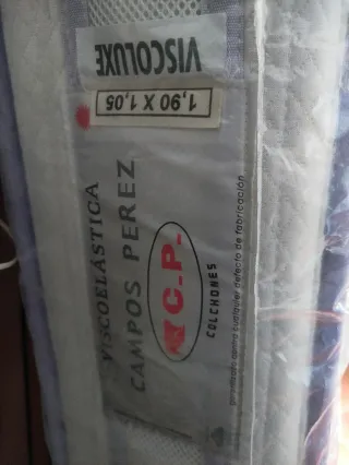 Colchón 1,90x1,05 Viscoelástico