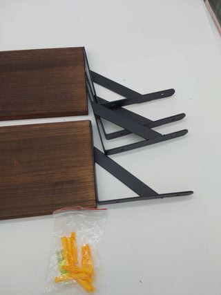 Scaffali a Parete Galleggianti Uten, Set da 2, 42 cm, Carico Massimo 30 kg, Ideale per Camera da Letto, Soggiorno