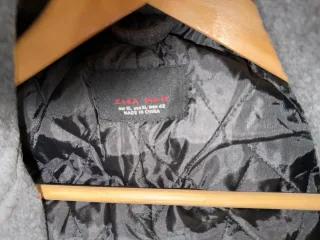 Abrigo largo gris hombre XL