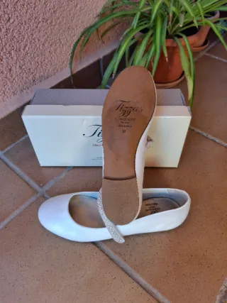Zapatos comunión tizzas beig talla 38
