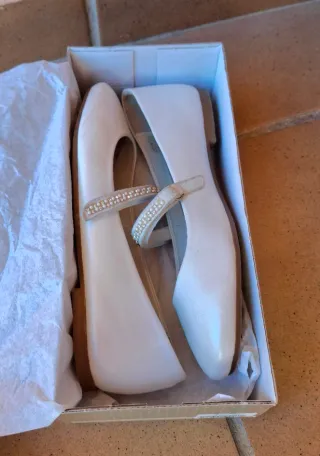 Zapatos comunión tizzas beig talla 38