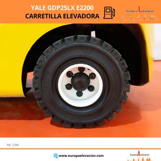 CARRETILLA ELEVADORA DIESEL YALE GDP25LX E2200