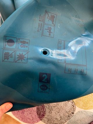 Pelota Yoga Mediana Azul Decathlon