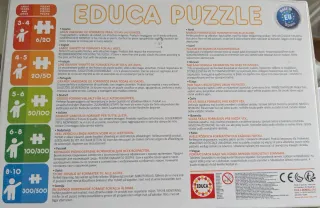 4 a 5 años-2 Puzzles Peppa Pig Piezas grandes.