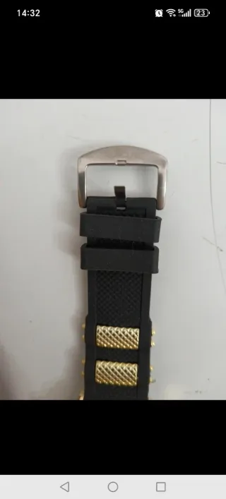 Orologio da polso uomo oro e nero