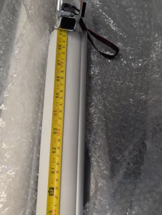 2 Estores a medida Leroy Merlin Blancos