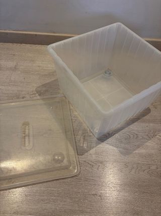 Caja VESSLA IKEA transparente