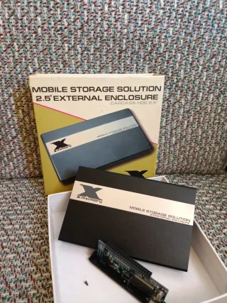 Caja disco duro externo USB IDE de los pequeños