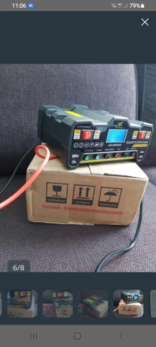 Cargador Baterías 12-24V 0-300Ah Inteligente