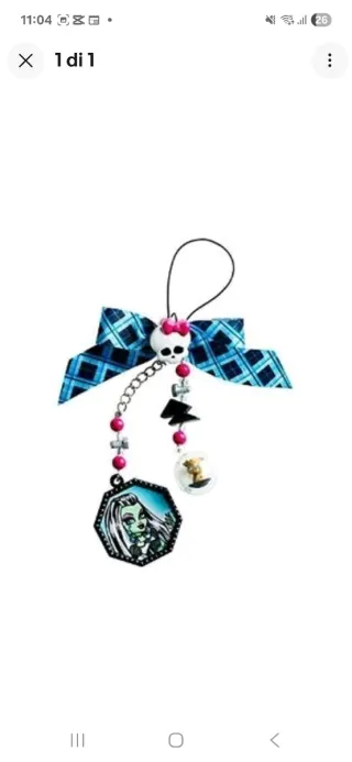 Monster High Ciondolo Charm Frankie Stein v7