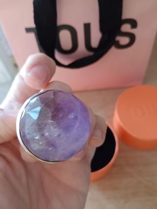 Anillo Tous Plata y Gran Amatista.