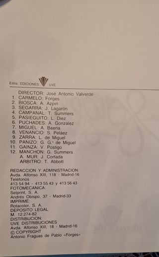 Forges mundial 82, "Con ustedes Forges 82"