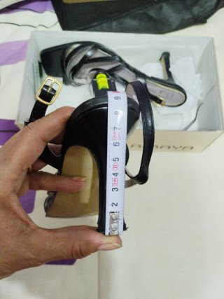 Sandalias de tacón negras