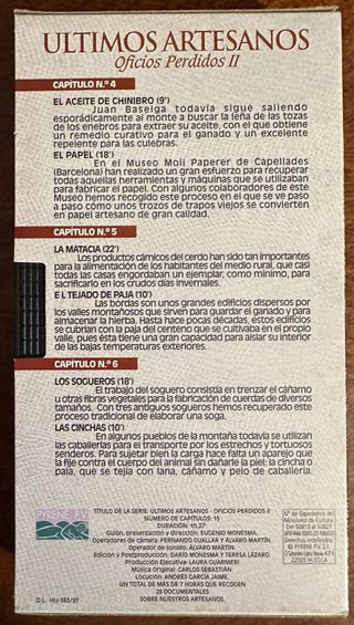 Colección 5 VHS - Oficios Perdidos II