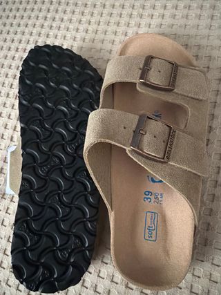 Sandalias Birkenstock Beige/Marrón Talla 38