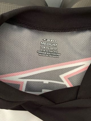 Traje Motocross Niño Rojo y Negro