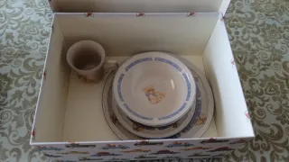 Vajilla infantil porcelana 5 piezas