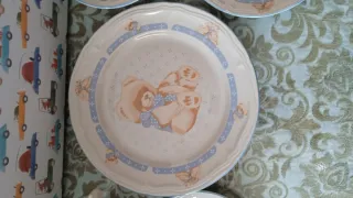 Vajilla infantil porcelana 5 piezas