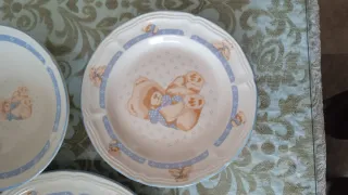 Vajilla infantil porcelana 5 piezas
