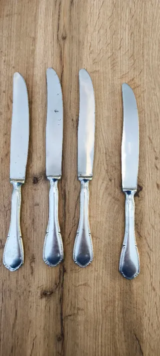 Set 12 posate placcate argento  anni '50