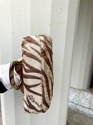 Vintage Guess bag leather y2k brown silver black