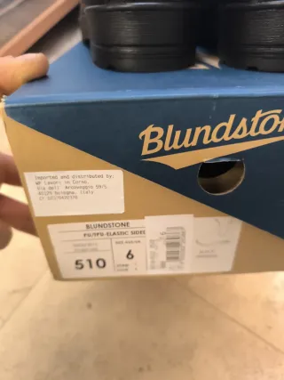 Stivaletti Blundstone neri suola nuova