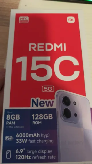 Xiaomi Redmi 15C 128GB 5G NFC