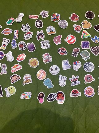 Coleção 95 Adesivos Variados