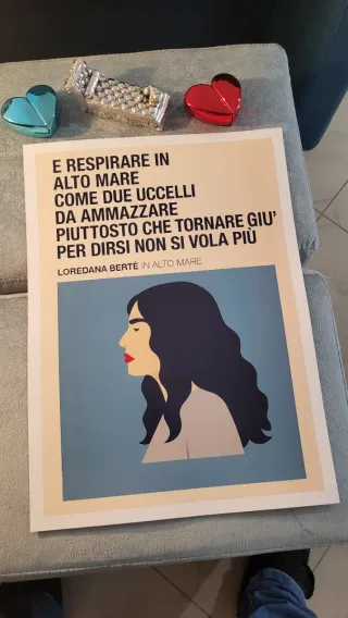 Poster A3 Loredana Bertè In Alto Mare