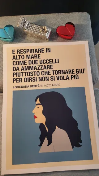 Poster A3 Loredana Bertè In Alto Mare