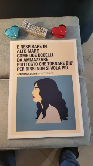Poster A3 Loredana Bertè In Alto Mare