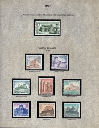 1967 Colección Sellos España año 1967