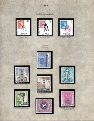 1967 Colección Sellos España año 1967