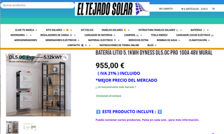 Batería Litio 51v 5.1KWH DYNESS DL5.0C PRO