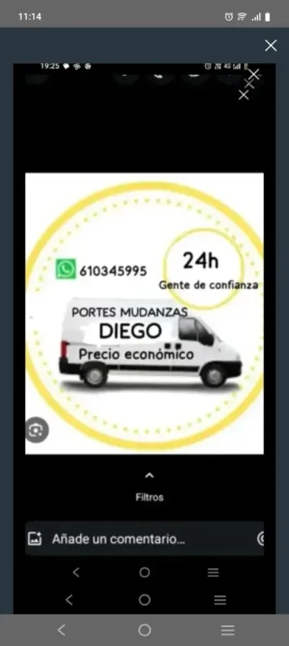 Transporte mudanzas portes