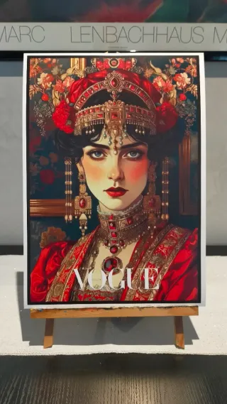Poster A3 Vogue donna