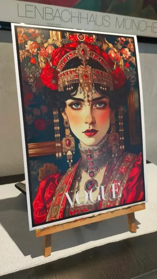 Poster A3 Vogue donna