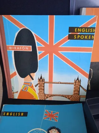 Curso Inglés Antiguo con Discos vinilo