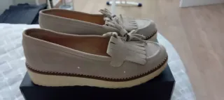 Mocasines Lince Beige Talla 38