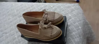 Mocasines Lince Beige Talla 38