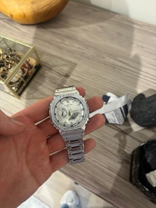 Reloj G-Shock Plata Analógico Digital