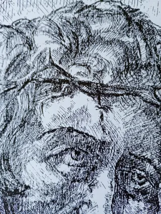 Disegno Gesù corona spine