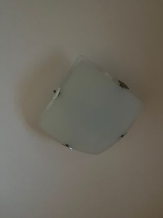 Lámpara de techo cristal y metal