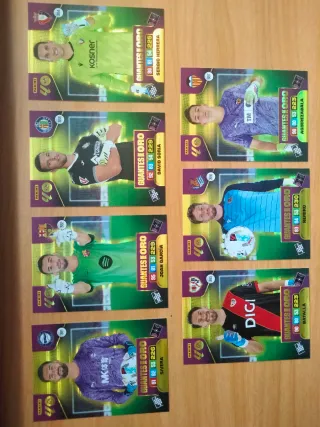 Adrenalyn XL 25/26 Guantes de Oro Las 7 cartas