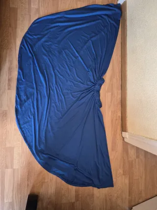 Falda Flamenco Ensayo Azul Eléctrico